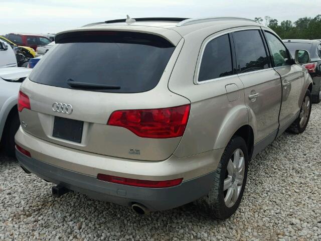 WA1AV74L07D030647 - 2007 AUDI Q7 4.2 QUA TAN photo 4