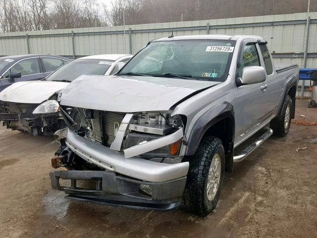 1GCJTCFE7C8101686 - 2012 CHEVROLET COLORADO L SILVER photo 2