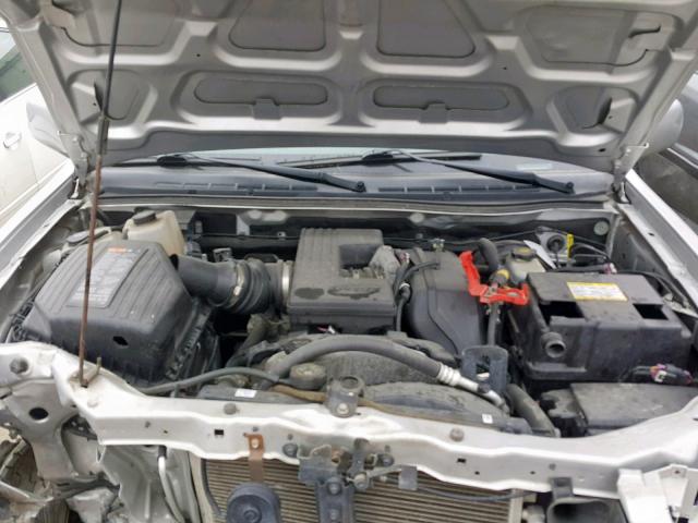 1GCJTCFE7C8101686 - 2012 CHEVROLET COLORADO L SILVER photo 7