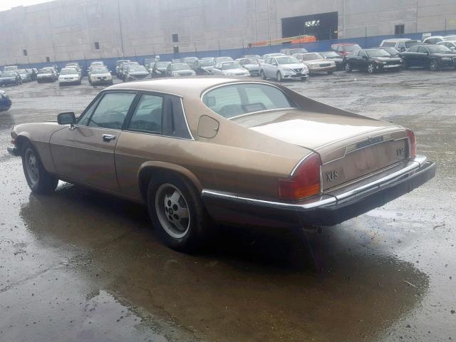 SAJNV5840GC133816 - 1986 JAGUAR XJS GOLD photo 3