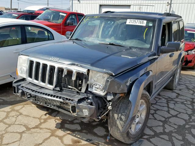 1J8HG48K07C643655 - 2007 JEEP COMMANDER 蓝色 照片 2