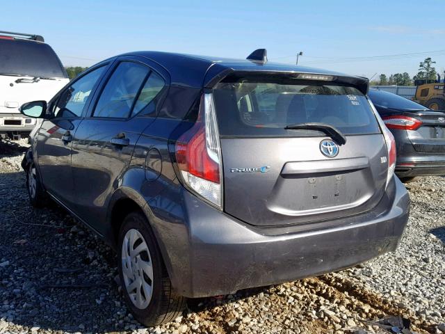 JTDKDTB31F1582733 - 2015 TOYOTA PRIUS C GRAY photo 3