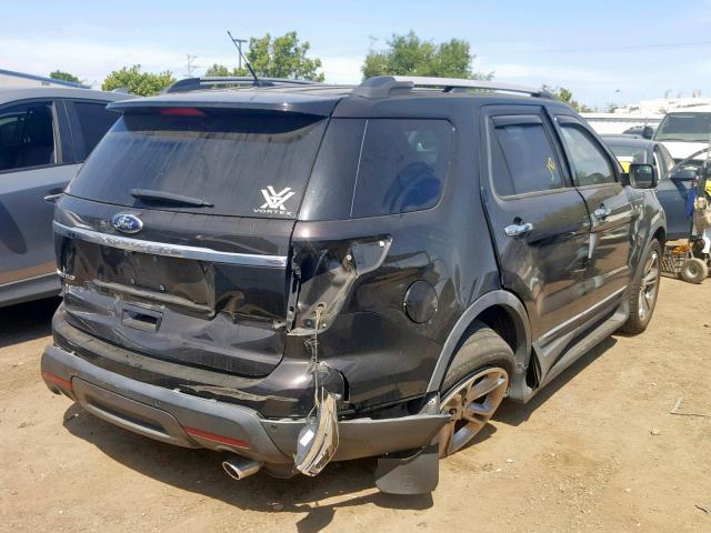 1FM5K7F81DGC86469 - 2013 FORD EXPLORER L BLACK photo 4