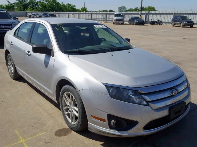 3FAHP0GA2AR236623 - 2010 FORD FUSION S WHITE photo 1