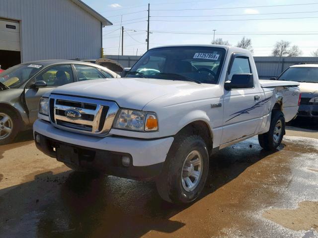 1FTYR11EX7PA27085 - 2007 FORD RANGER WHITE photo 2