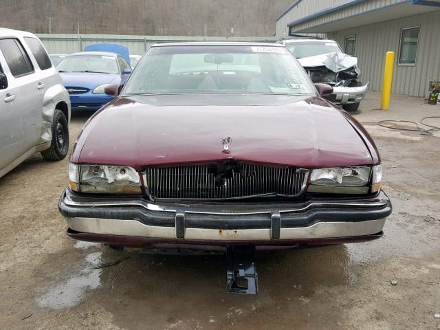 1G4CW53L4N1627909 - 1992 BUICK PARK AVENU BURGUNDY photo 7