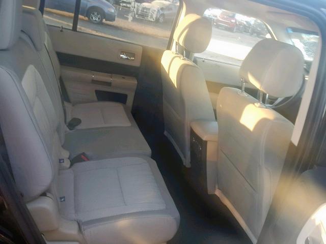 2FMHK6C86KBA07176 - 2019 FORD FLEX SEL BLACK photo 6