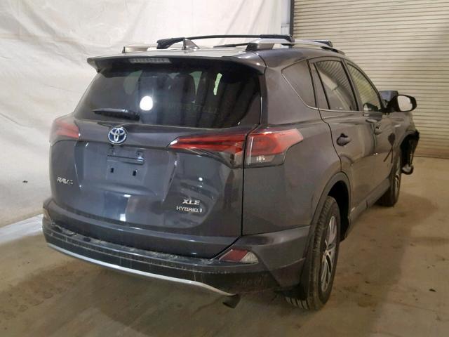 JTMRJREV0JD244397 - 2018 TOYOTA RAV4 HV LE CHARCOAL photo 4