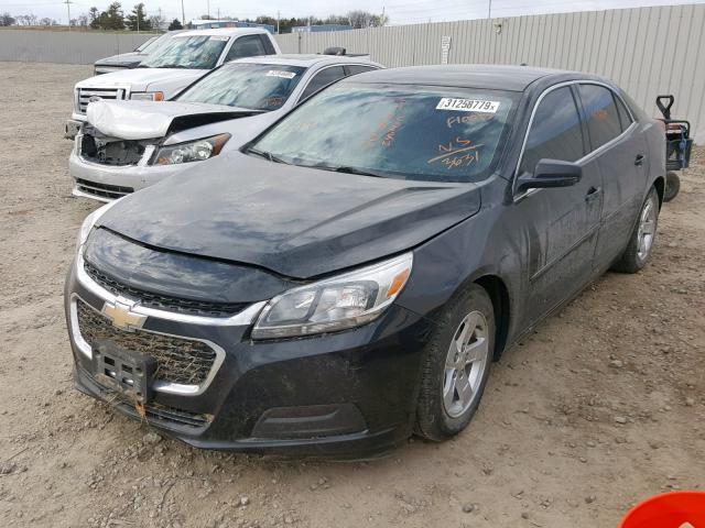 1G11B5SL9EF243631 - 2014 CHEVROLET MALIBU LS BLACK photo 2