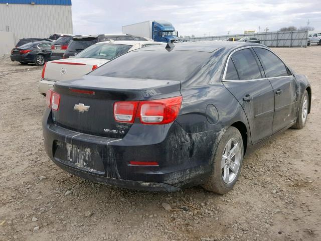 1G11B5SL9EF243631 - 2014 CHEVROLET MALIBU LS BLACK photo 4