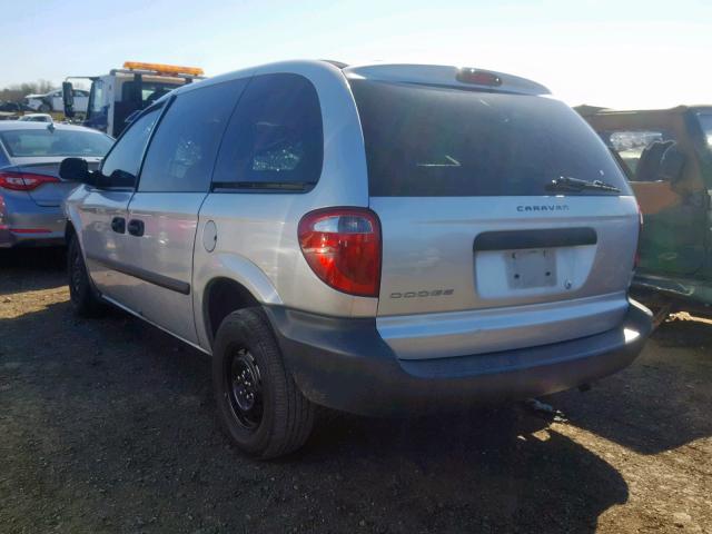 1D4GP25R96B637921 - 2006 DODGE CARAVAN SE SILVER photo 3