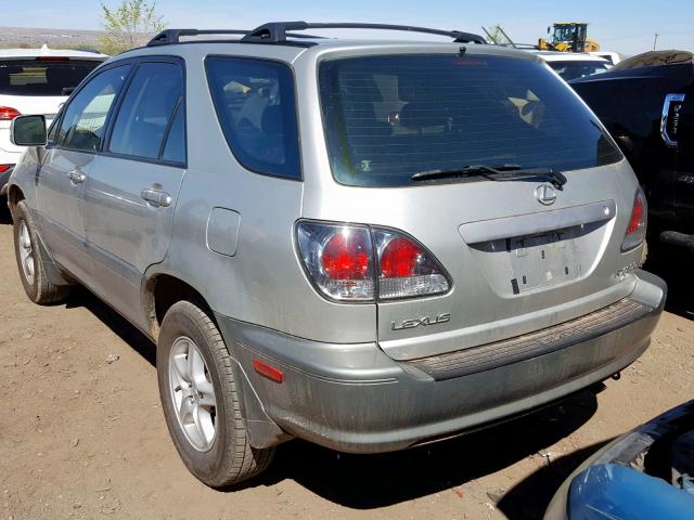 JTJHF10U230301865 - 2003 LEXUS RX 300 SILVER photo 3