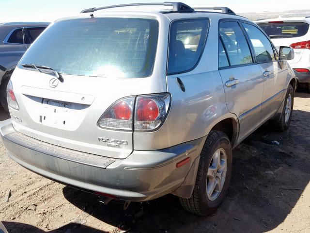 JTJHF10U230301865 - 2003 LEXUS RX 300 SILVER photo 4