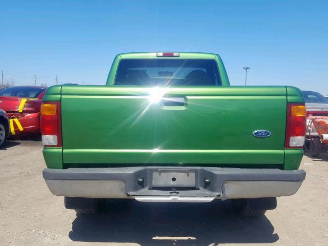 1FTYR10C2XUA00612 - 1999 FORD RANGER GREEN photo 6