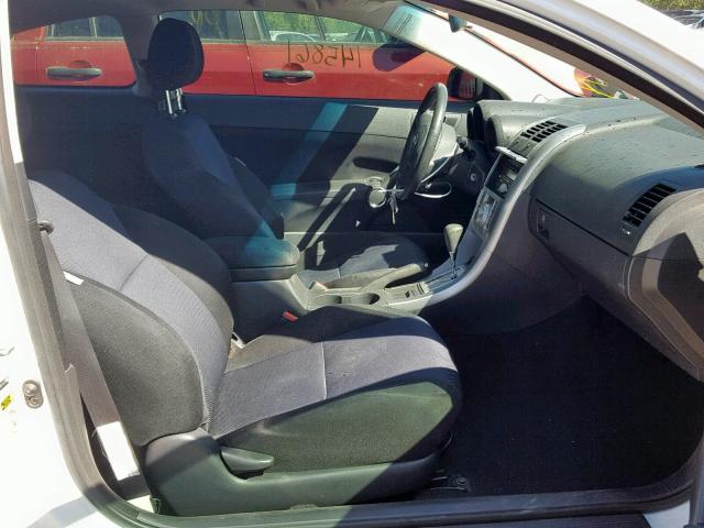 JTKDE167750012868 - 2005 TOYOTA SCION TC WHITE photo 5