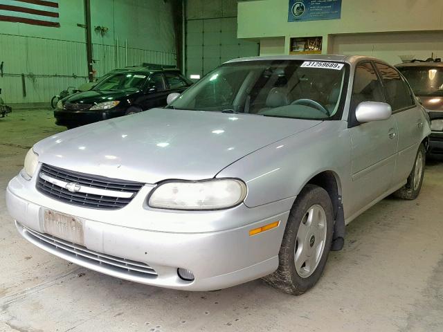 1G1NE52J716157039 - 2001 CHEVROLET MALIBU LS SILVER photo 2