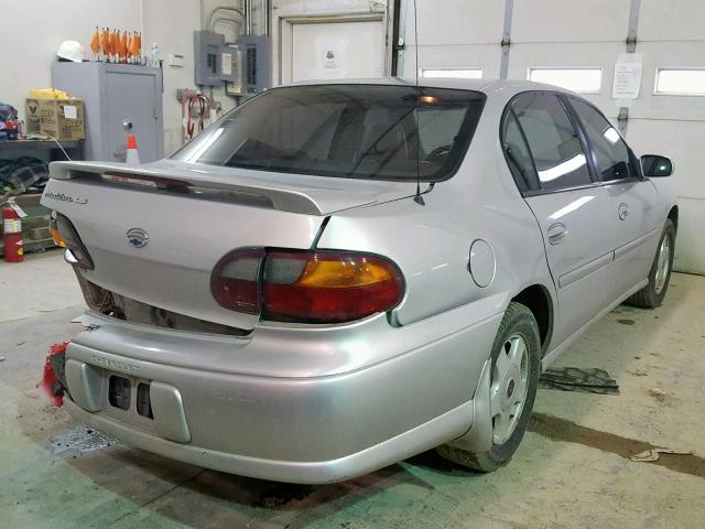 1G1NE52J716157039 - 2001 CHEVROLET MALIBU LS SILVER photo 4