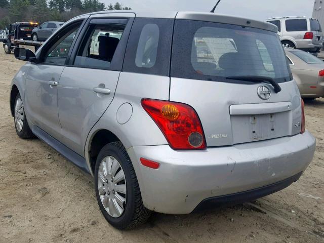 JTKKT624650103491 - 2005 TOYOTA SCION XA SILVER photo 3