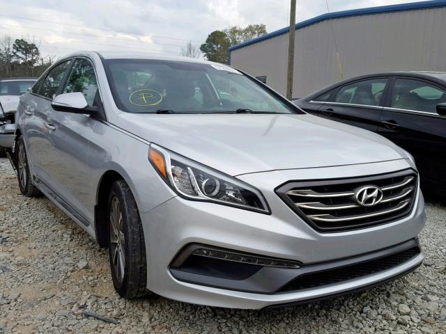 5NPE34AF0FH020512 - 2015 HYUNDAI SONATA SPO SILVER photo 1