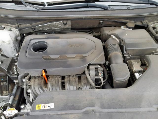 5NPE34AF0FH020512 - 2015 HYUNDAI SONATA SPO SILVER photo 7