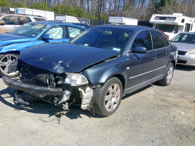 WVWTH63B51E157145 - 2001 VOLKSWAGEN PASSAT GLX ლურჯი ფოტო 2