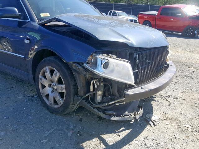WVWTH63B51E157145 - 2001 VOLKSWAGEN PASSAT GLX ლურჯი ფოტო 9