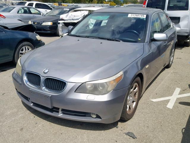 WBANA53524B854454 - 2004 BMW 525 I GRAY photo 2