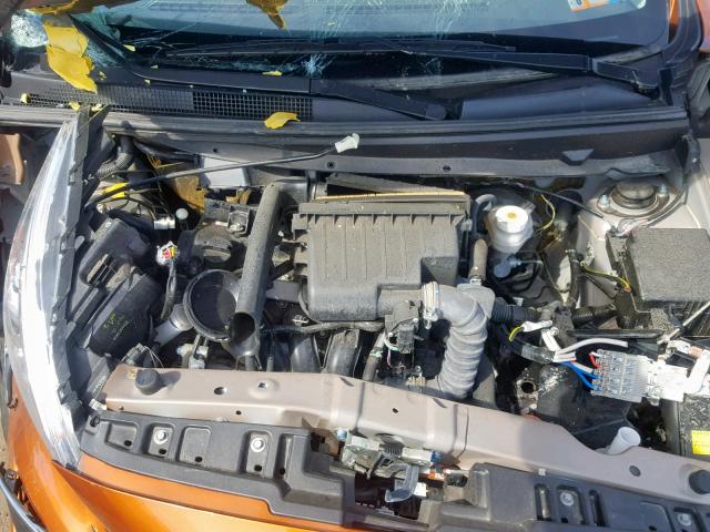 ML32A5HJXHH007764 - 2017 MITSUBISHI MIRAGE GT ORANGE photo 7