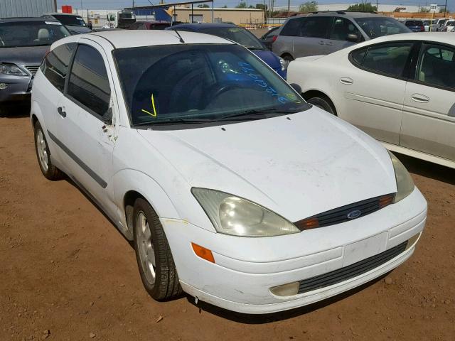 3FAFP31381R244826 - 2001 FORD FOCUS ZX3 WHITE photo 1