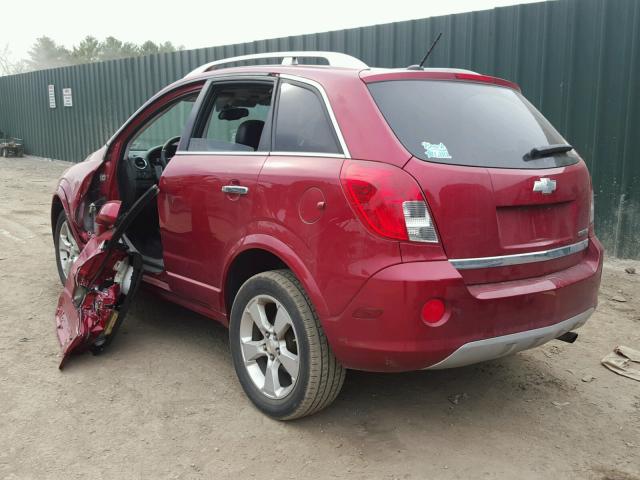 3GNAL4EK5ES650026 - 2014 CHEVROLET CAPTIVA LT RED photo 3