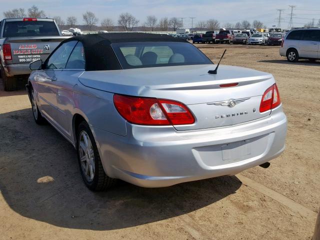 1C3LC55R58N207544 - 2008 CHRYSLER SEBRING TO SILVER photo 3