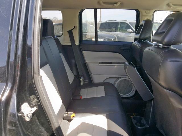 1J8FF48W37D315170 - 2007 JEEP PATRIOT LI BLACK photo 6