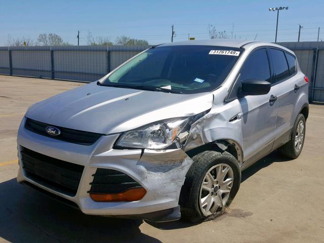 1FMCU0F72GUC25542 - 2016 FORD ESCAPE S SILVER photo 2