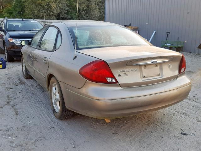 1FAFP55273G172105 - 2003 FORD TAURUS SES GOLD photo 3