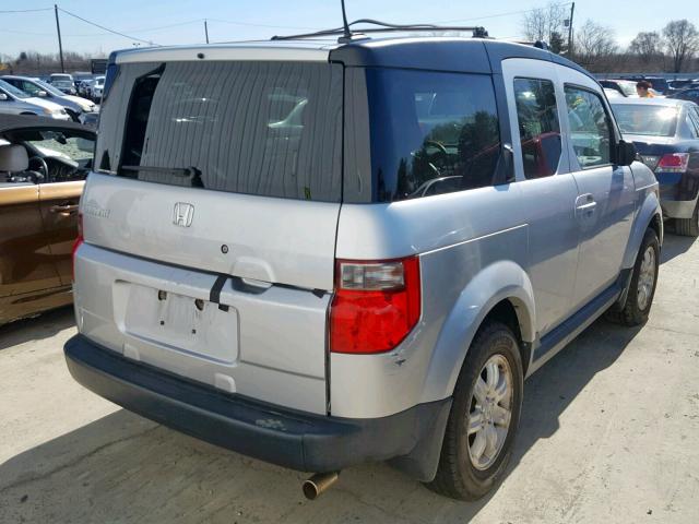 5J6YH28726L019238 - 2006 HONDA ELEMENT EX GRAY photo 4