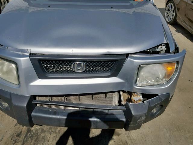 5J6YH28726L019238 - 2006 HONDA ELEMENT EX GRAY photo 7