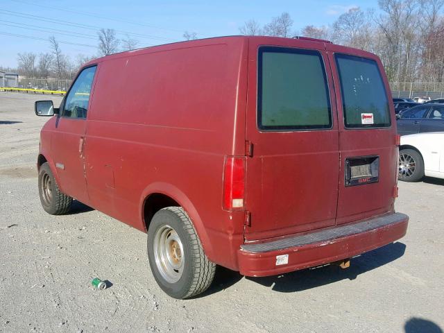 1GTCM15Z9RB525848 - 1994 GMC SAFARI RED photo 3