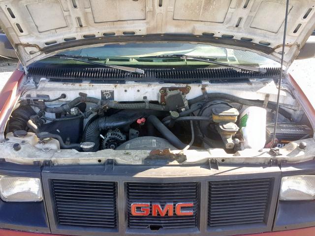 1GTCM15Z9RB525848 - 1994 GMC SAFARI RED photo 7