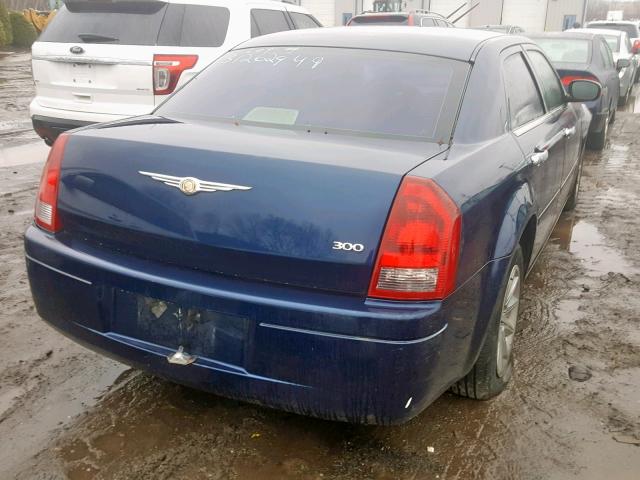 2C3KA43RX6H308874 - 2006 CHRYSLER 300 BLUE photo 4