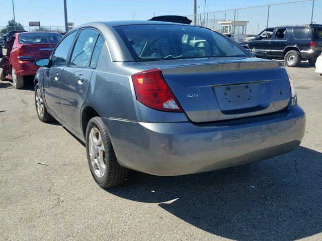 1G8AL52F94Z208349 - 2004 SATURN ION LEVEL GRAY photo 3