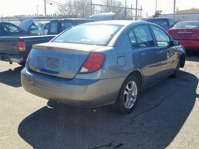 1G8AL52F94Z208349 - 2004 SATURN ION LEVEL GRAY photo 4