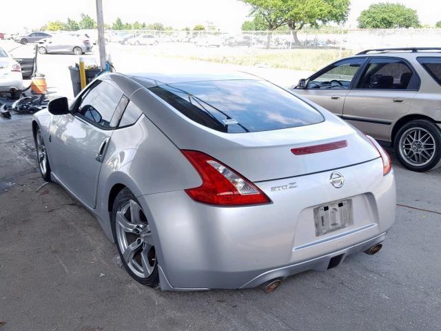 JN1AZ44E59M403858 - 2009 NISSAN 370Z SILVER photo 3