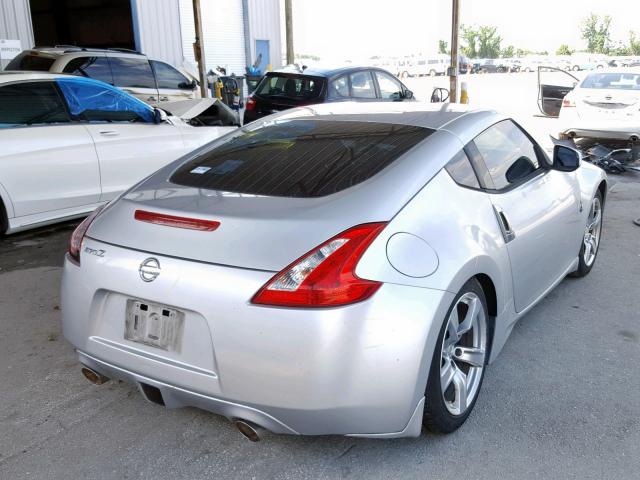 JN1AZ44E59M403858 - 2009 NISSAN 370Z SILVER photo 4