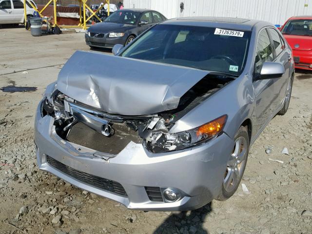 JH4CU2F63EC000104 - 2014 ACURA TSX TECH GRAY photo 2