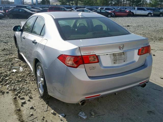 JH4CU2F63EC000104 - 2014 ACURA TSX TECH GRAY photo 3