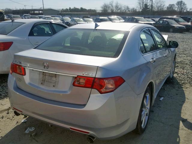 JH4CU2F63EC000104 - 2014 ACURA TSX TECH GRAY photo 4