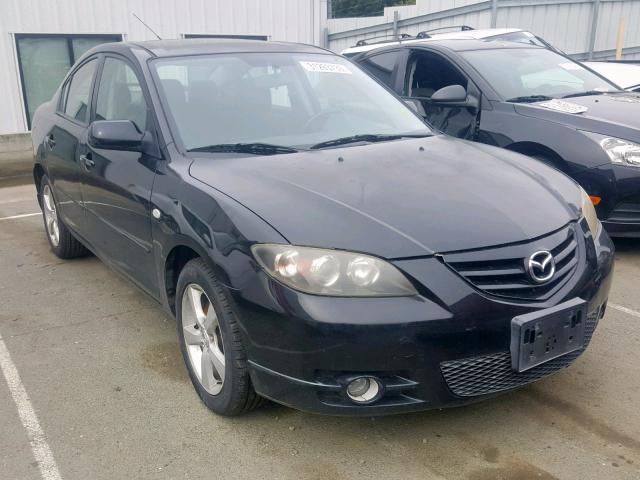 JM1BK124761400083 - 2006 MAZDA 3 S BLACK photo 1