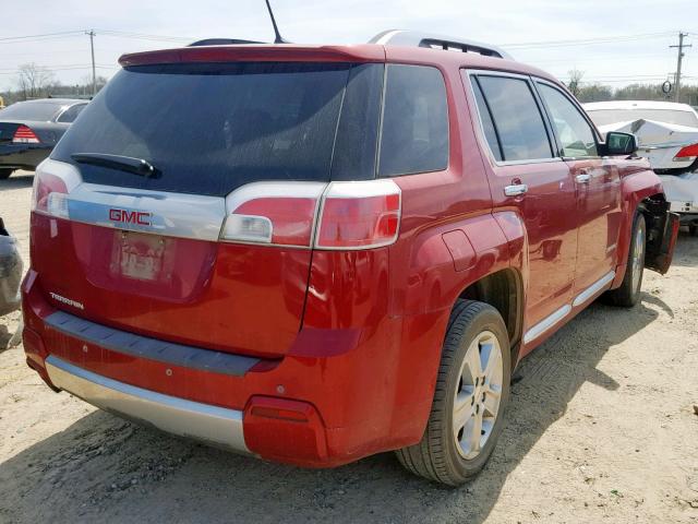 2GKALYEK4D6168908 - 2013 GMC TERRAIN DE MAROON photo 4