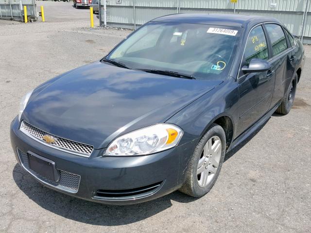 2G1WB5E38E1183558 - 2014 CHEVROLET IMPALA LIM CHARCOAL photo 2