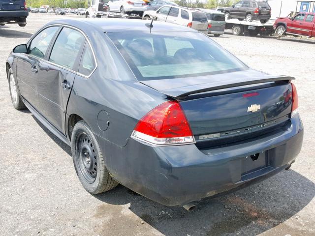 2G1WB5E38E1183558 - 2014 CHEVROLET IMPALA LIM CHARCOAL photo 3